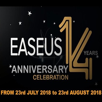 EaseUS 14th Anniversary Celebration Online Campaign