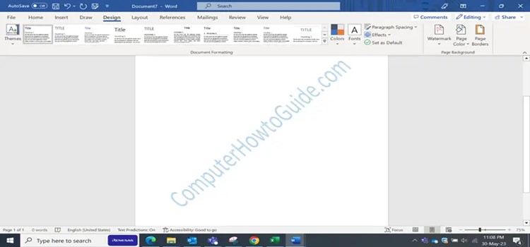 How to Insert Watermark in Word