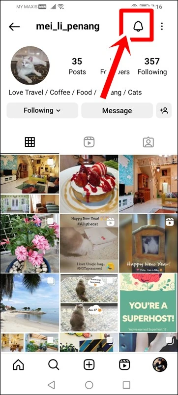 Instagram: The Bell Icon