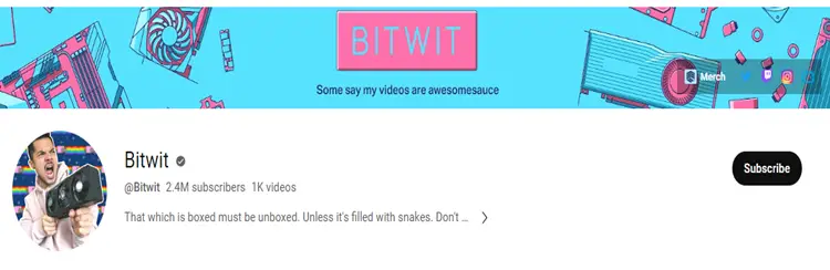 Bitwit best tech YouTube channels