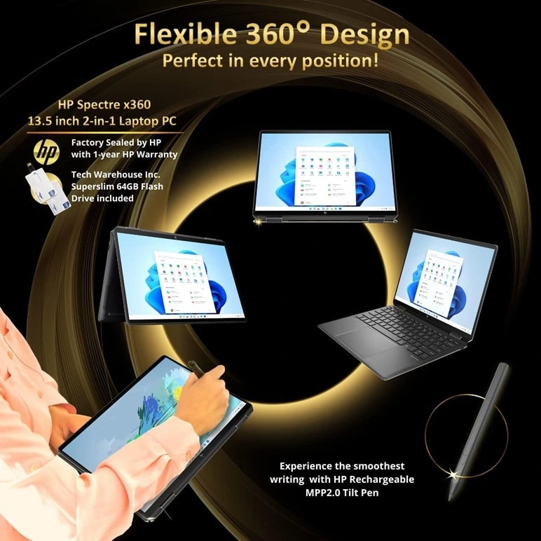 HP Spectre x360 14T 2-in-1 Convertible