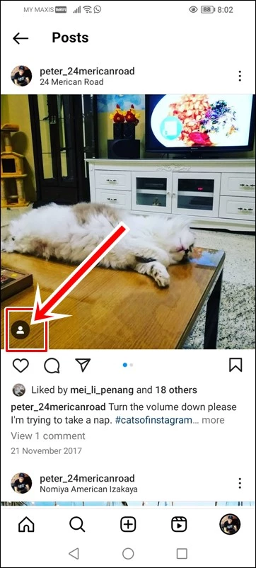 Instagram: little person icon