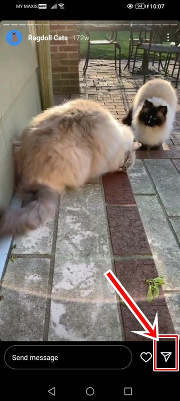 What are The Meanings of Symbols and Icons on Instagram Story: Paper Plane Icon