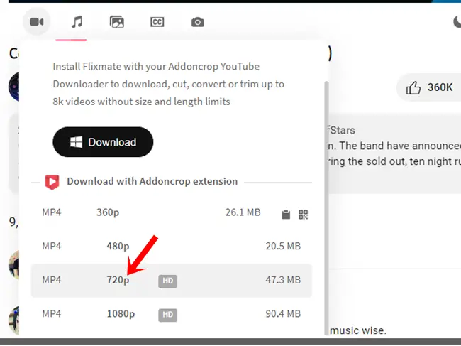download youtube videos without any software using youtube video downloader addon