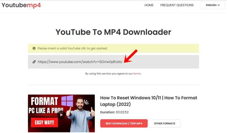YouTubeMP4 - download youtube videos without any software