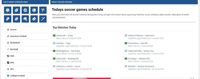 best sports streaming sites - Reddit Streams