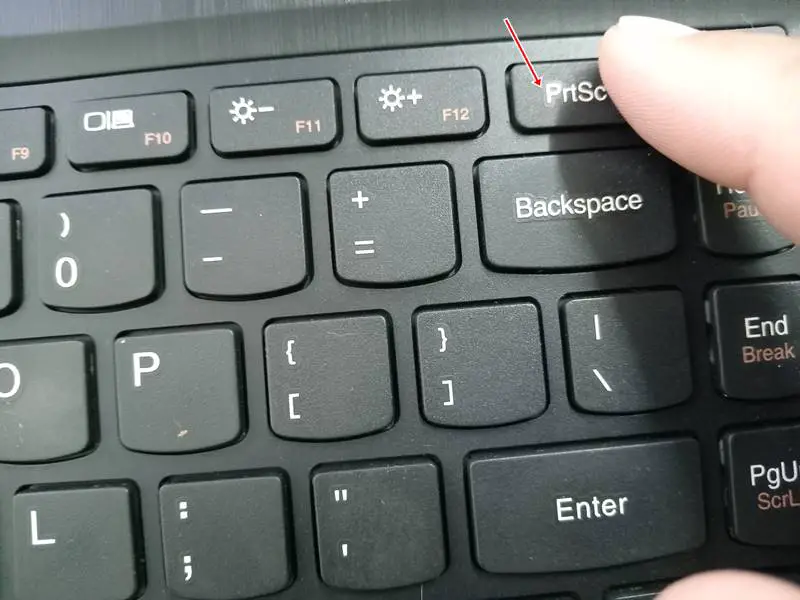 how to screenshot on windows - press the print screen button