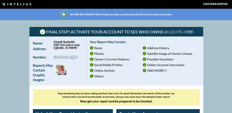 Intelius (Activate Account)