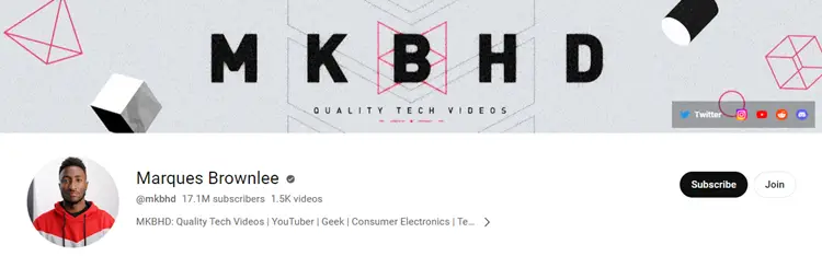 MKBHD YouTube channel