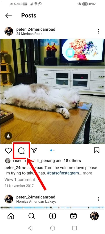 What are The Meanings of Symbols and Icons on Instagram Posts: speech bubble