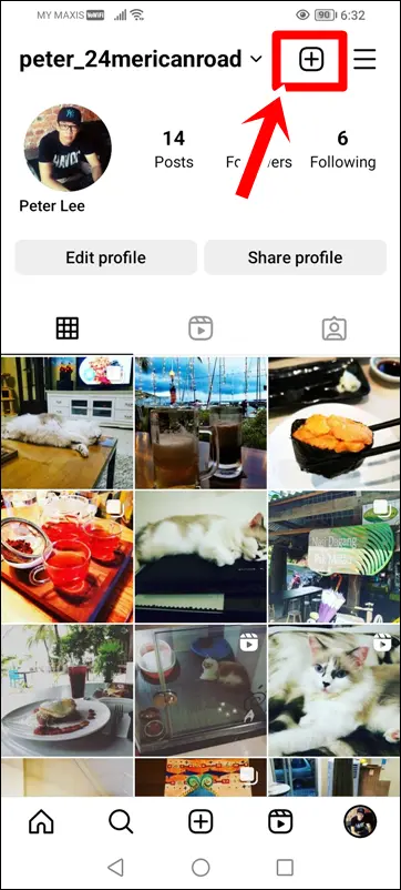 What are The Meanings of Symbols and Icons on Instagram Profile Page: [+] symbol