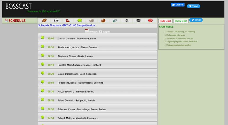 VIPBox Alternatives: BossCast