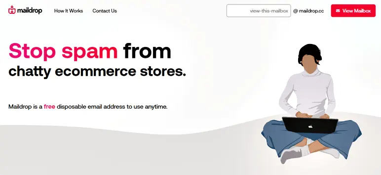 how can I get a disposable or temporary email address: MailDrop