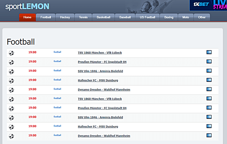 vipbox alternatives: sportlemon