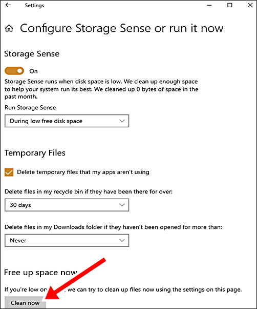 why is my computer so slow all of a sudden: Windows Storage Sense can help free up disk space