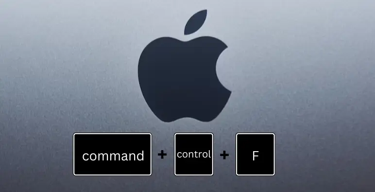 how to make your computer go full screen (Mac)