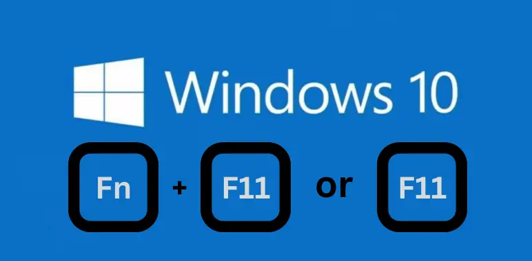 how to make your computer go full screen (Windows)