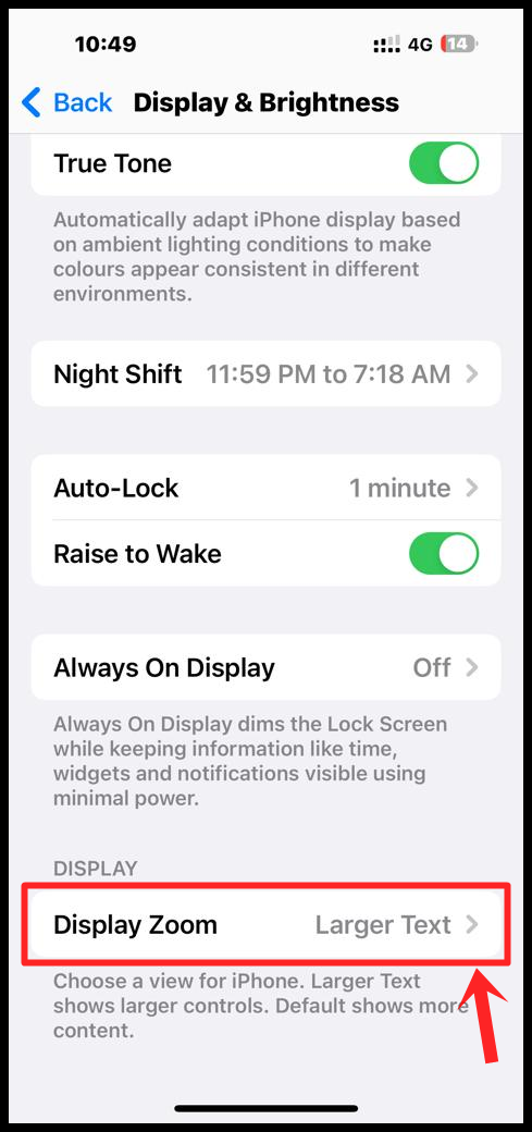 Scroll down and choose 