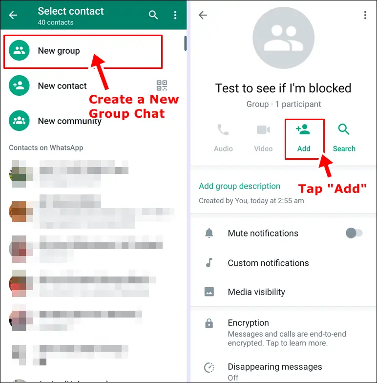 Create a New Group Chat