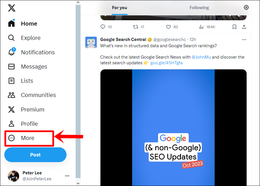 This image shows the homepage of X (Twitter) and it highlighted the 
