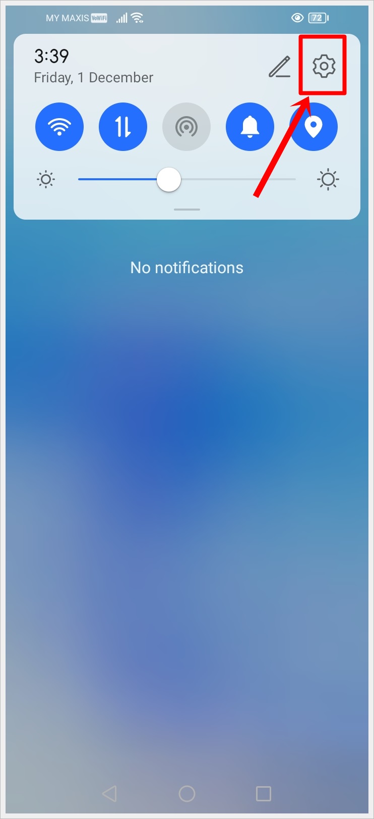 This image shows an Android phone