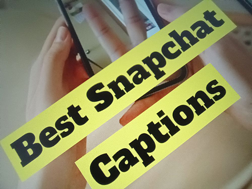 This photo displays a Snapchat snap caption that reads 