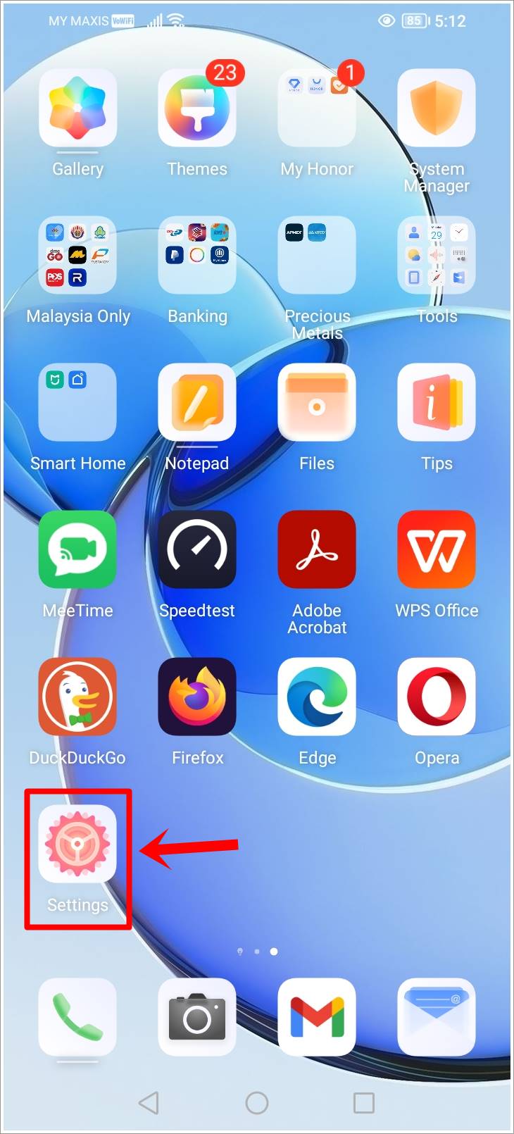 This is a screenshot of an Android phone with the 