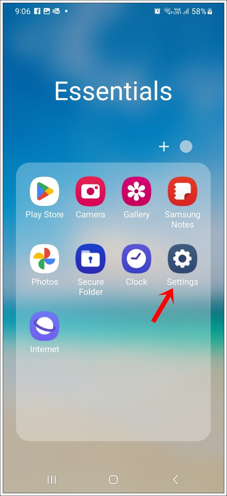This image shows a screenshot of a Samsung Galaxy phone with its 