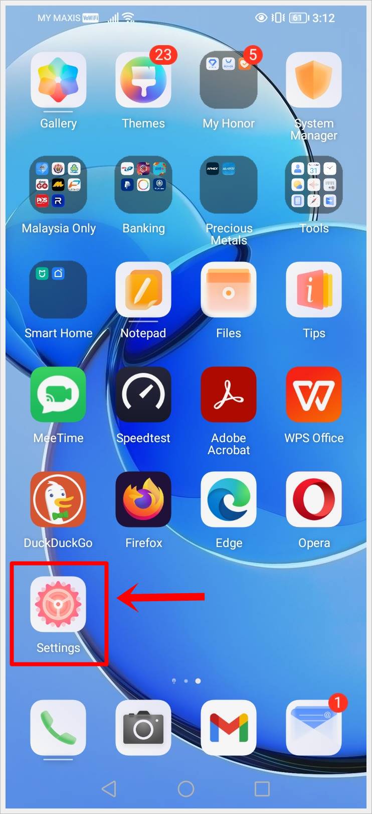 This is a screenshot of an Android phone with the 
