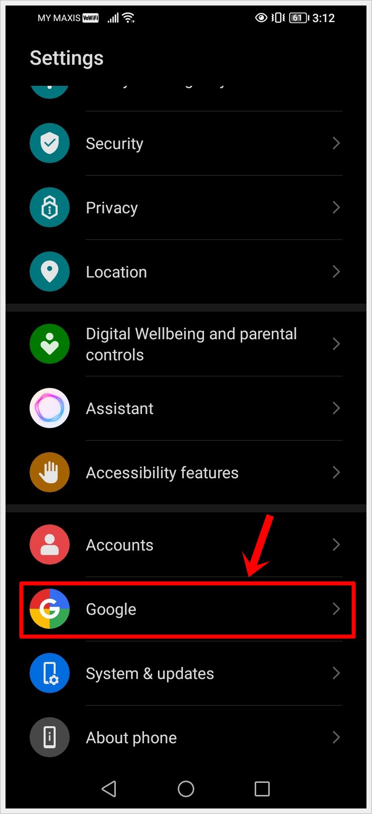 This is a screenshot from an Android phone