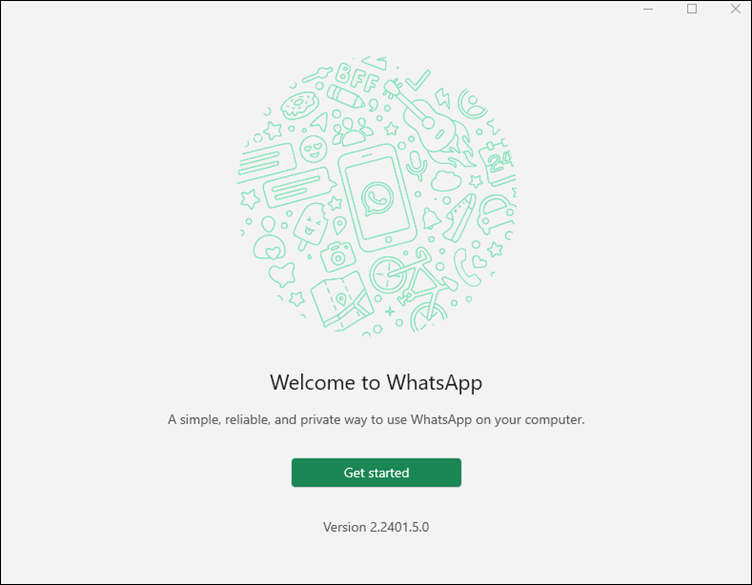 This photo shows a screenshot of the WhatsApp 