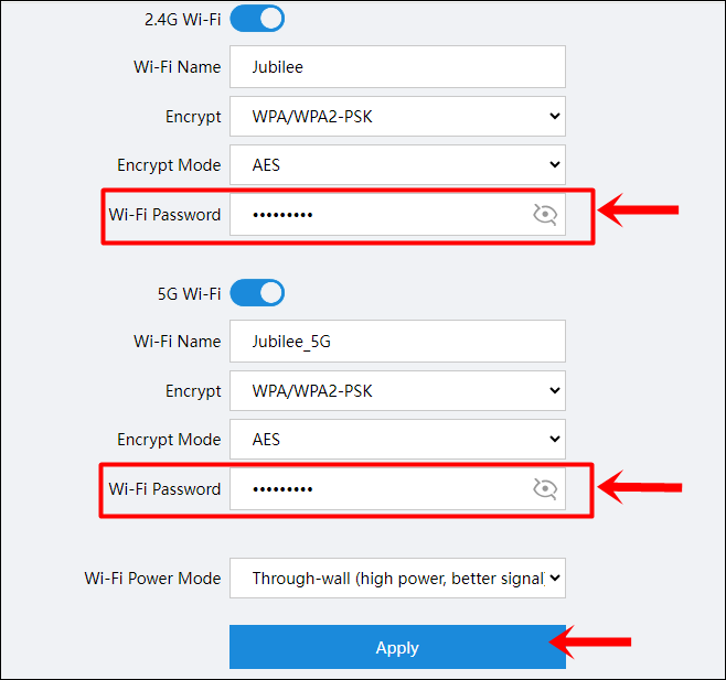 How to Reset Wi-Fi Password: This image is a screenshot of a router