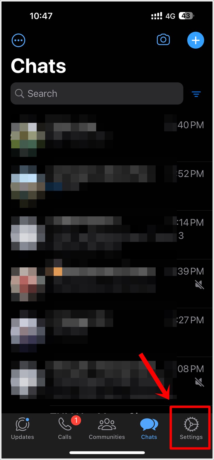 This is a screenshot of WhatsApp