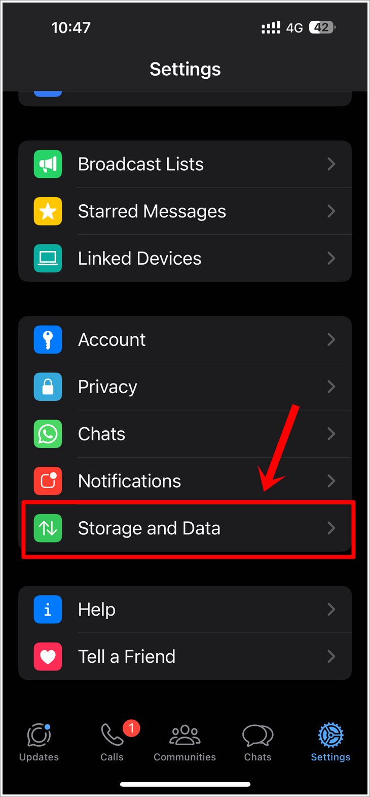 This is a screenshot of WhatsApp