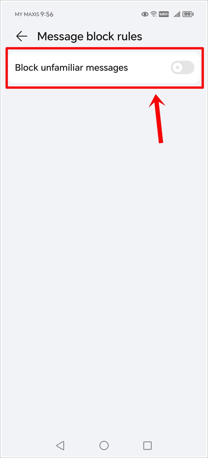 How to Fix Not Receiving Verification Codes Issue on Android and HONOR Phones: This is a screenshot from an HONOR phone