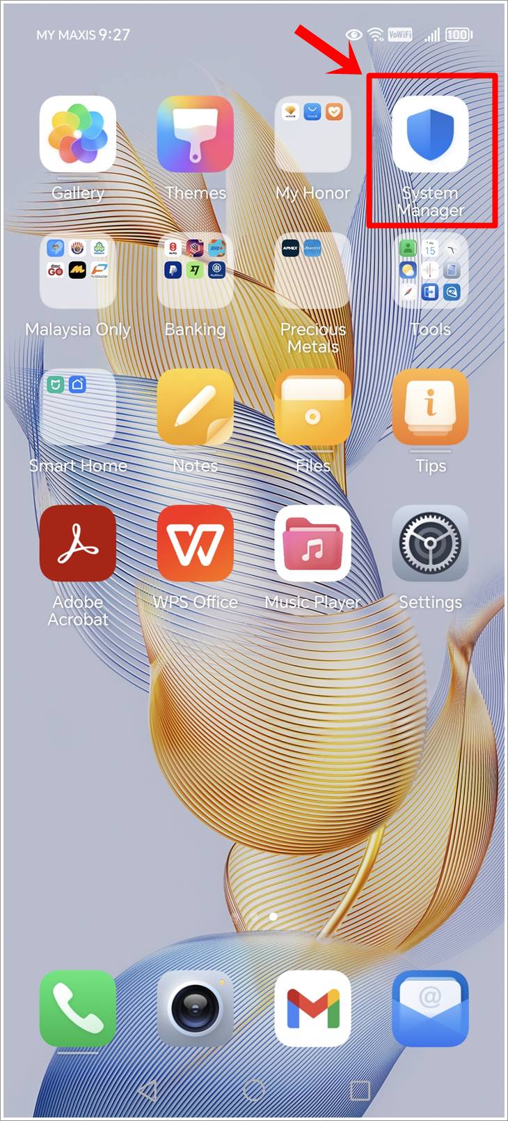 This is a screenshot from an HONOR phone with the 