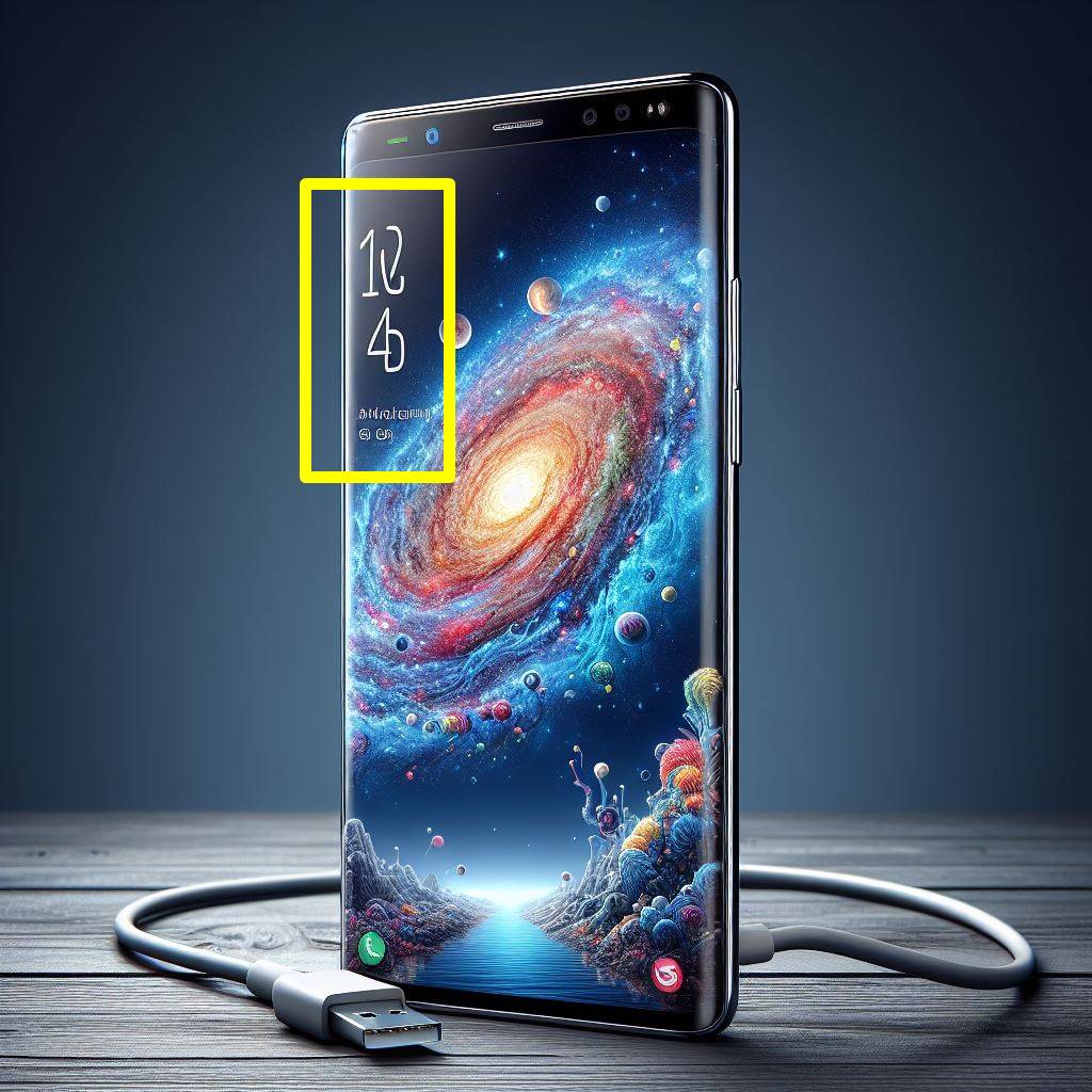 An AI-generated image of a smartphone shows some garbled text on the smartphone