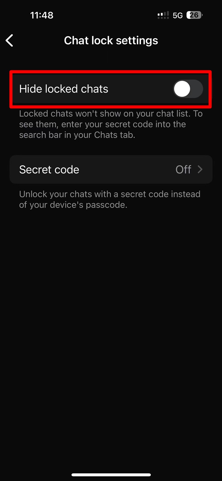 Screenshot of WhatsApp