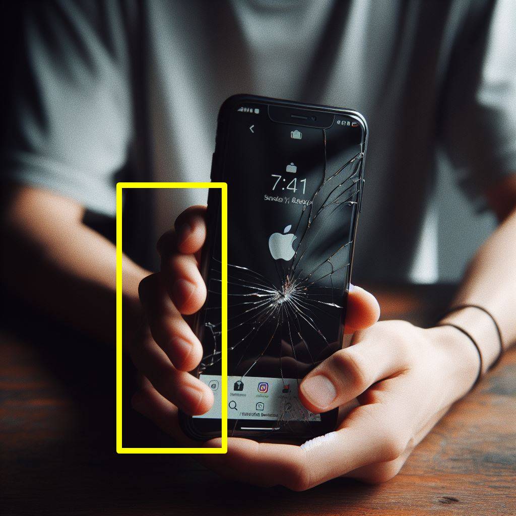 Weird fingers in AI generated image.