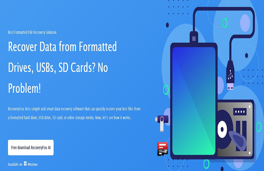 recover data from formatted drives