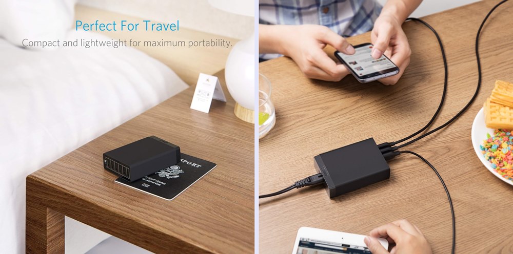 Best Travel Hacks for Long Flights - Multi-Port USB Charger