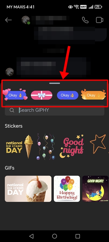 Instagram Text Effects - Choose your favorite and tap to send it