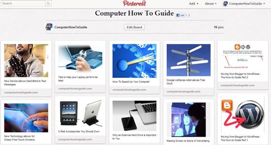 ComputerHowToGuide Pinterest Board