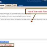 Paste code from Blogger 301 Redirect plugin