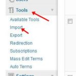 Using Blogger Importer