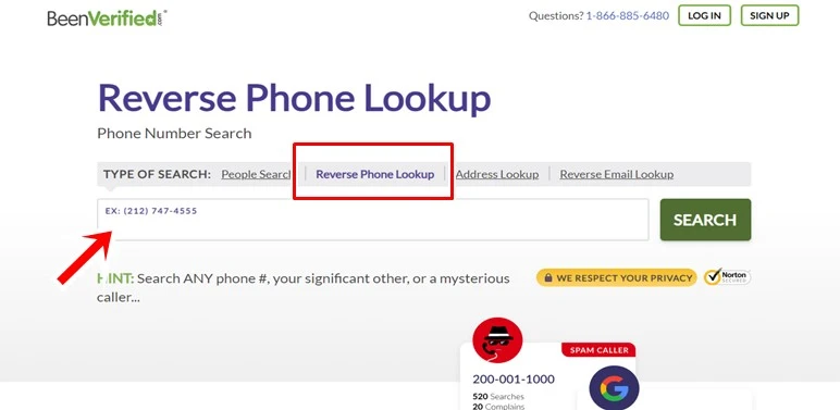 how to find a person's name using only phone number: BeenVerified