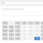 Google scientific calculator