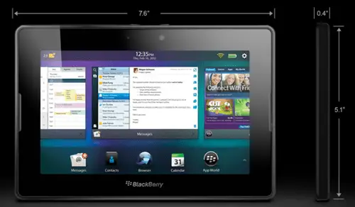 best tablets for business: blackberry playbook