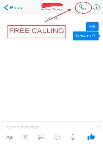 facebook voice calling