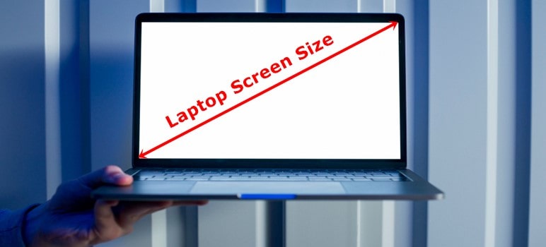 how to measure laptop screen size